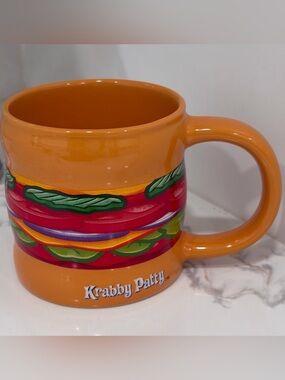 SpongeBob Krabby Patty 12 oz Coffee Mug Cup 2021 Frankford Candy LLC Nickelodeon